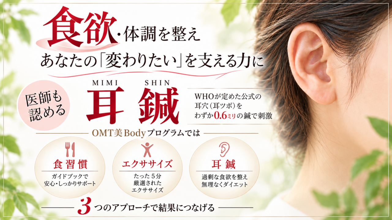 耳鍼ダイエット
耳ツボダイエット