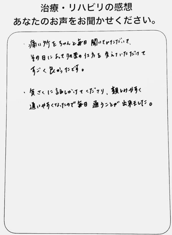 患者アンケート